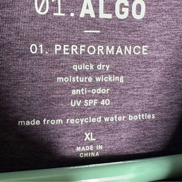 01.Algo polo shirt men’s size XL short sleeve 01 Performance SPF 40 - Picture 3 of 3